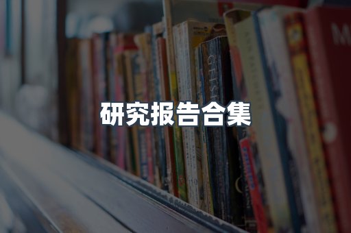 研究报告合集